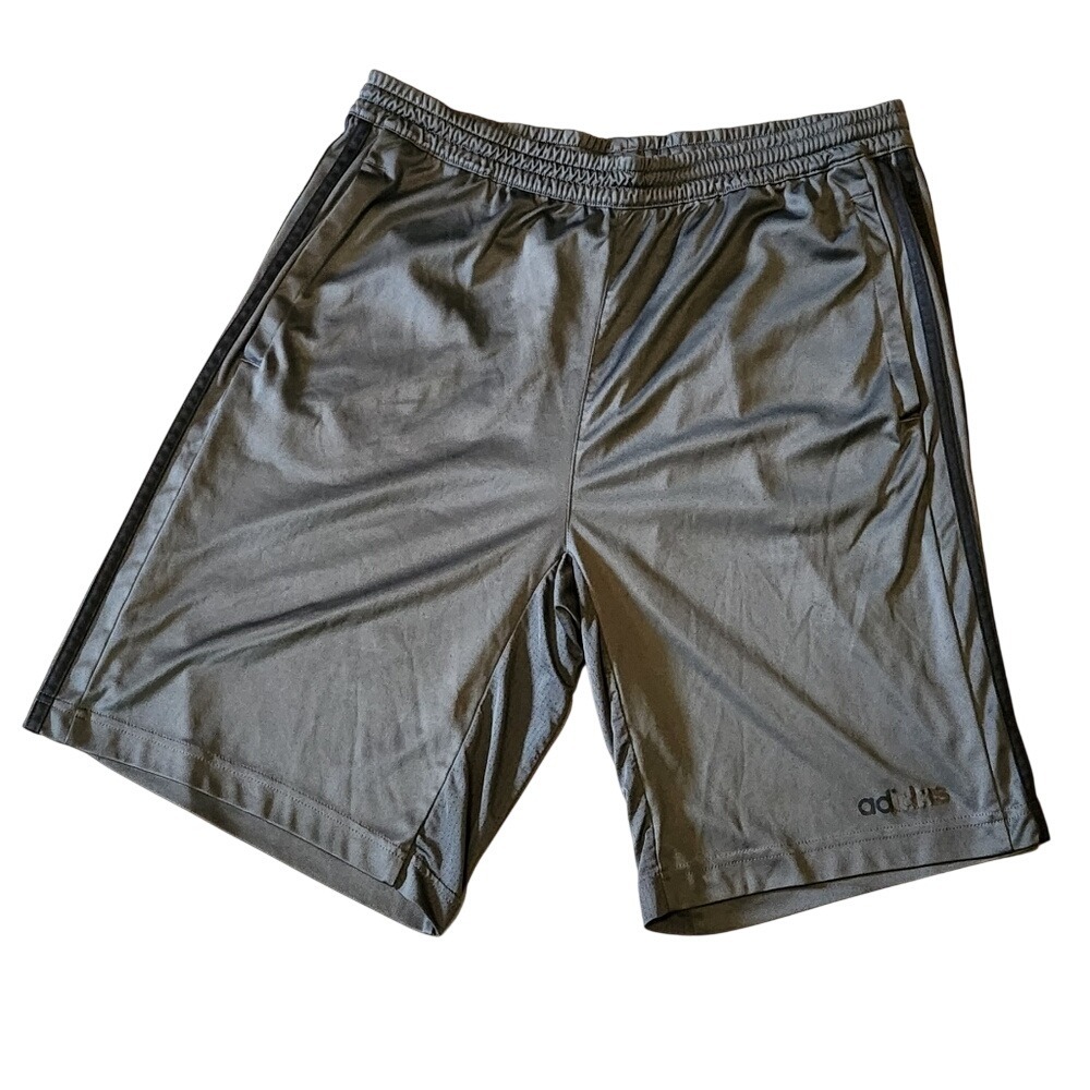 Adidas Men's Gray‎ ClimaCool Athletic Shorts Size Large